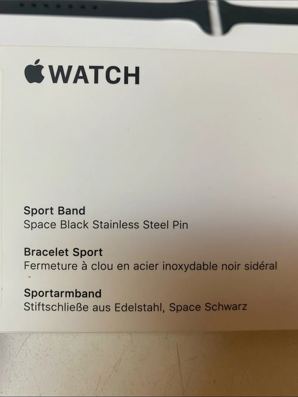 Apple watch sport